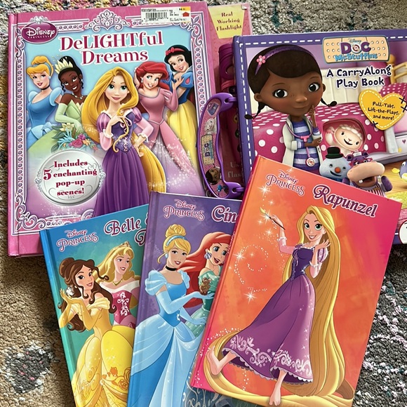 Disney Other Disney Princess Stories And Doc Mcstuffins 5 Books